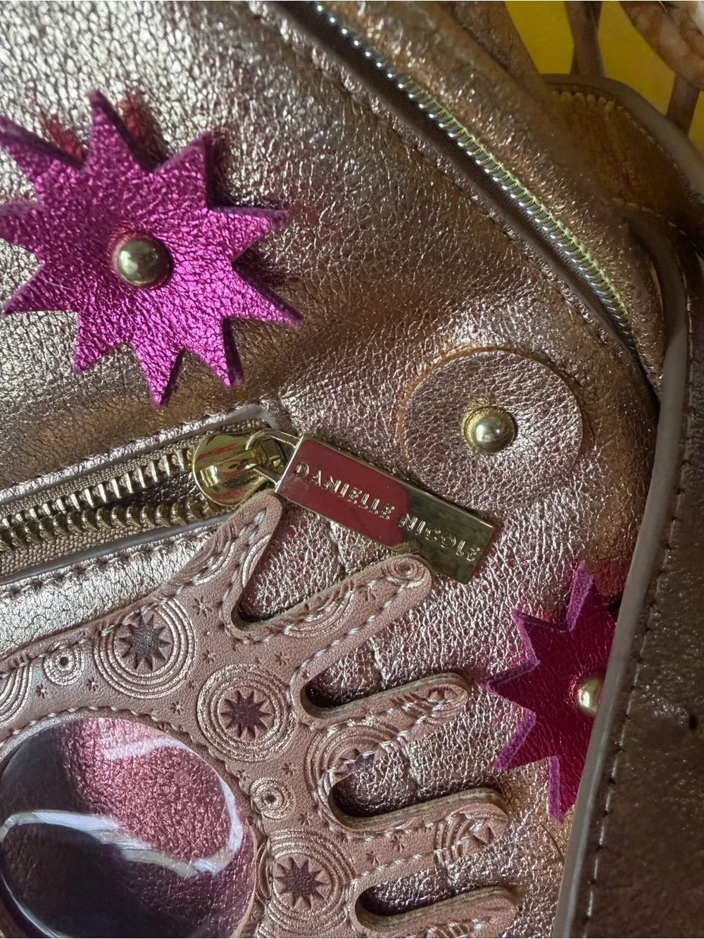 Luna Lovegood Danielle Nicole Mini Backpack Gold Harry Potter RARE - Picture 3 of 8